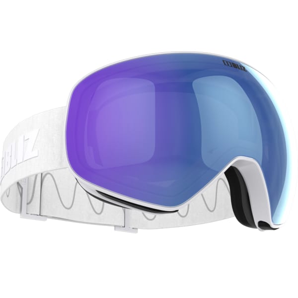 Masque de ski BLIZ FLOZ MATT WHITE/BROWN W BLUE MULTI
