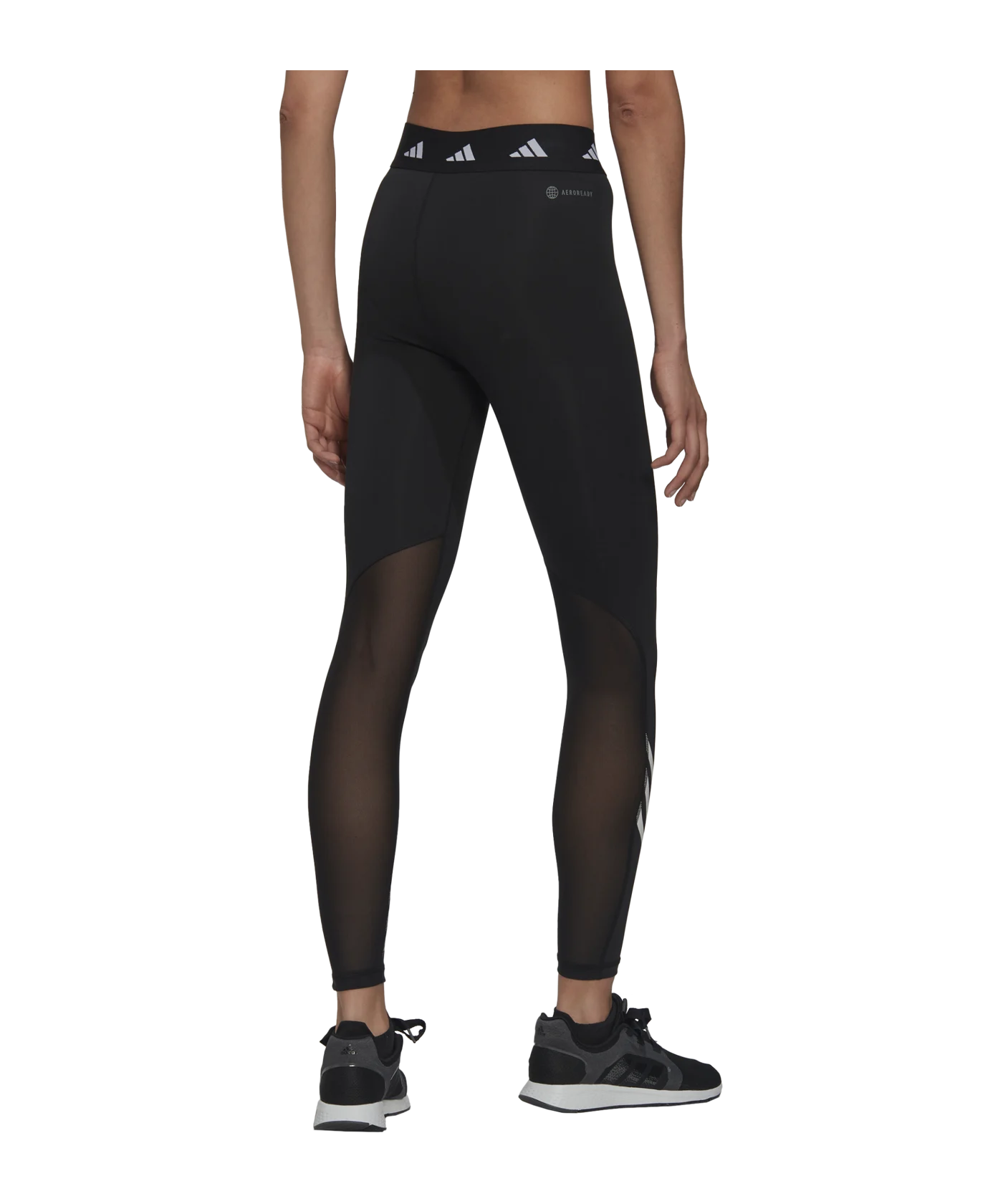 adidas Techfit 3-Stripes Tights Black