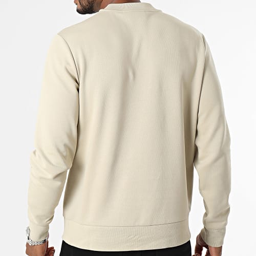 Sweat Crewneck Micro Logo Repreve 9926 Beige