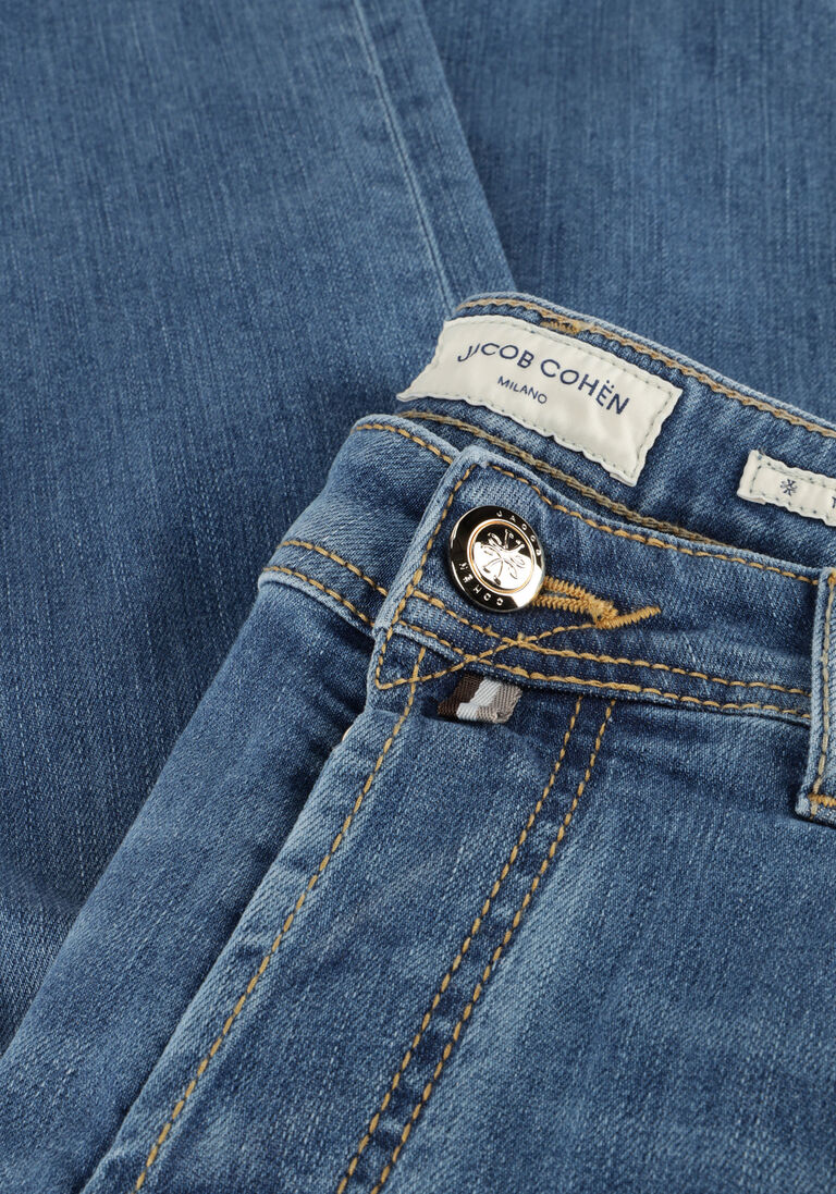 blauwe jacob cohen slim fit jeans pant 5 pkt slim fit bard