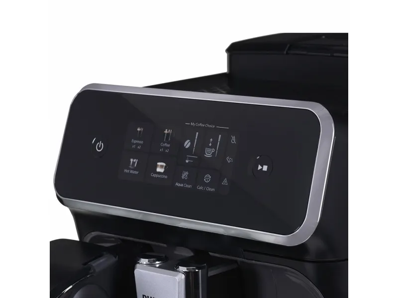 Philips Series 2300 EP2334 - Automatisk kaffemaskine med mælkeskummer - 15 bar - sort/skinnende kashmirgrå