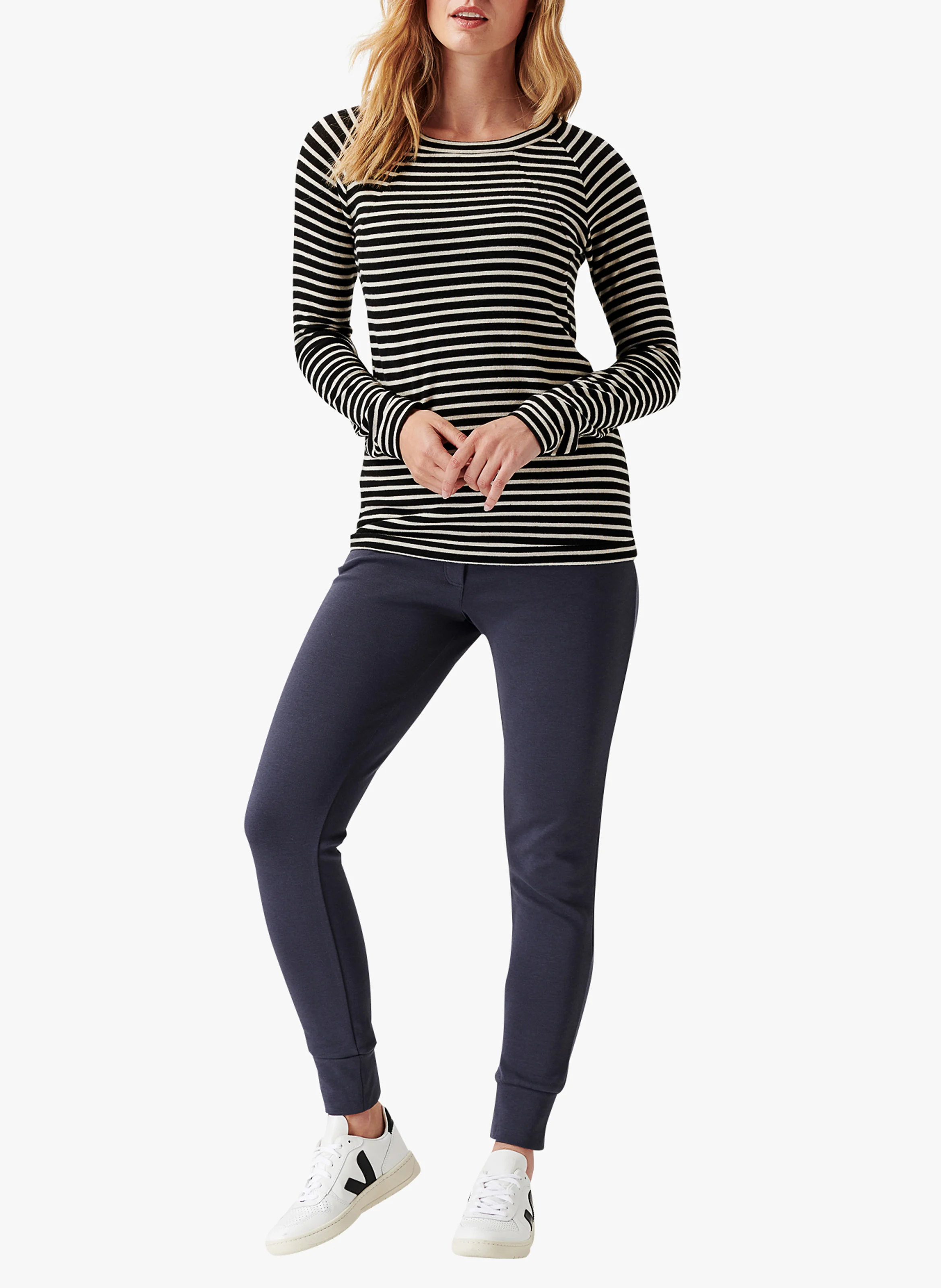 POTOSI - T-shirt de grossesse à manches longues | Noir
