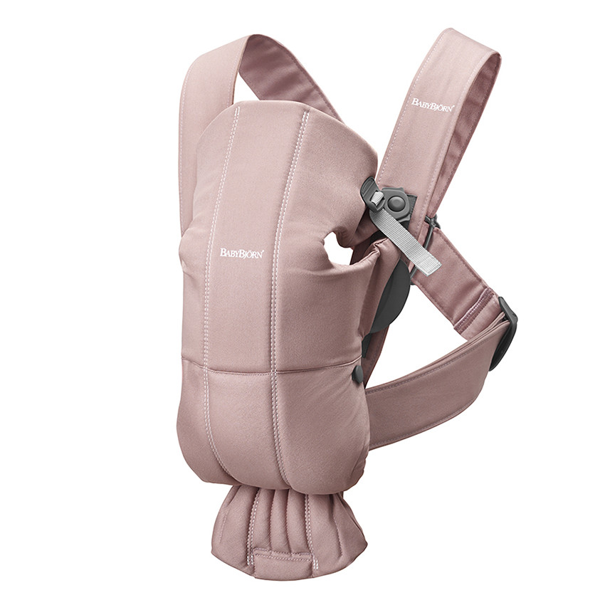 Porte-bébé Mini en coton - Vieux Rose