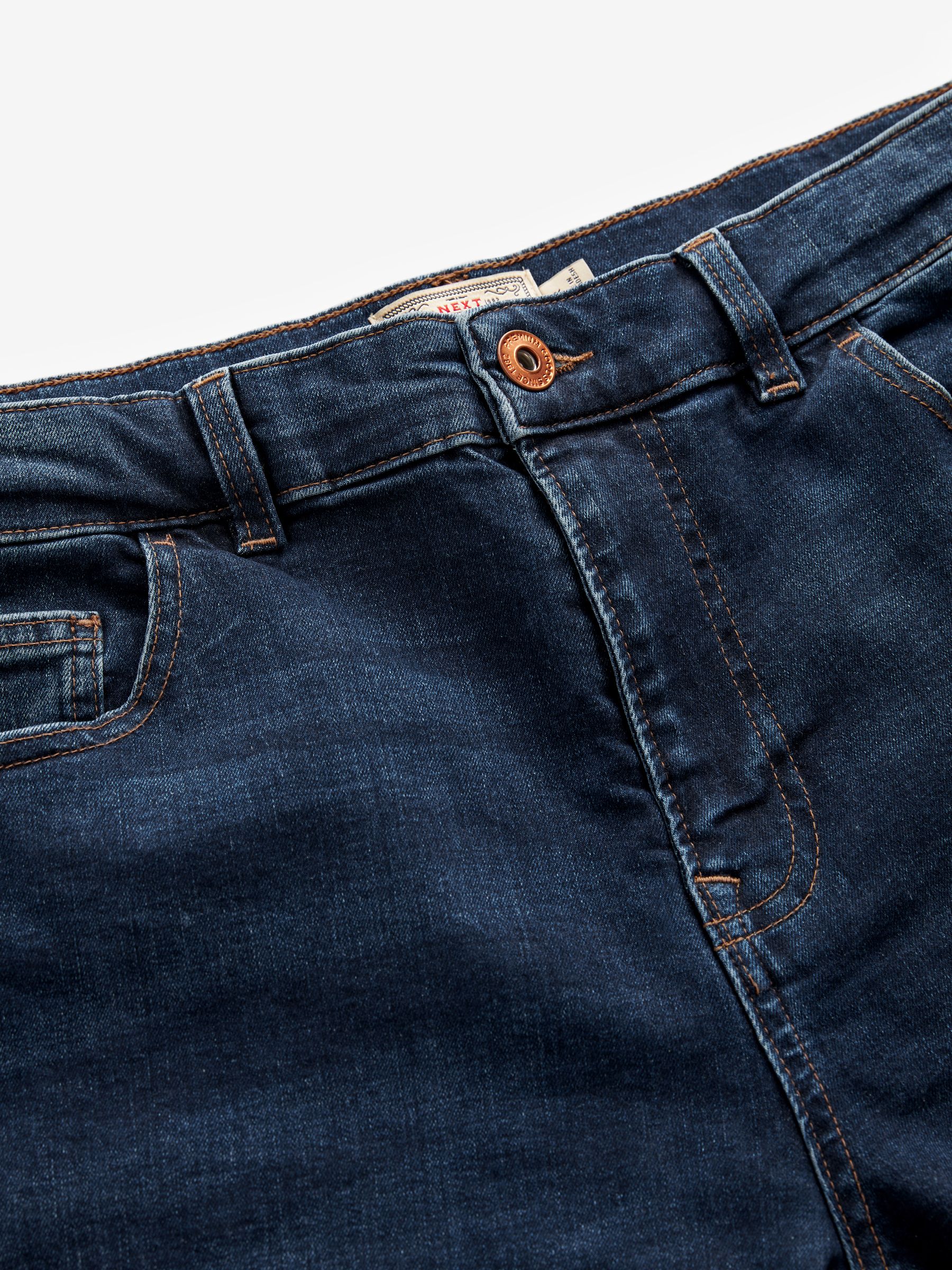 Normaal blauw - Klassieke stretchy jeans