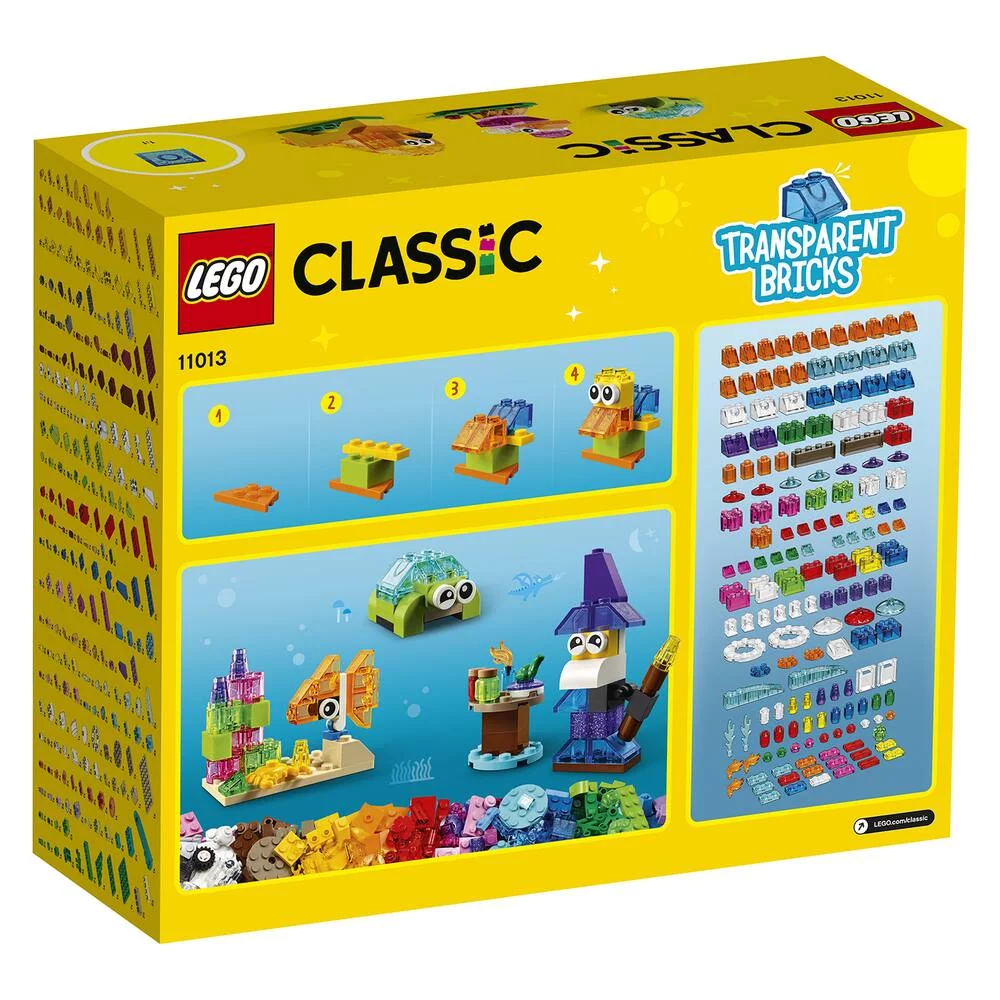 LEGO®CLASSIC 11013 - BRIQUES TRANSPARENTES CREATIVES
