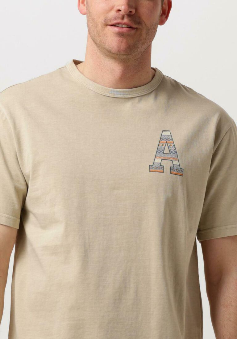 ANERKJENDT beige anerkjendt t-shirt akkikki s/s print tee