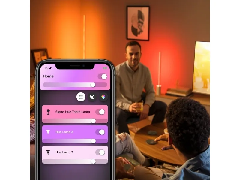 Philips Hue White and Color Ambiance Signe - Skrivebordslampe - LED - 14 W - 16 millioner farver - aluminium