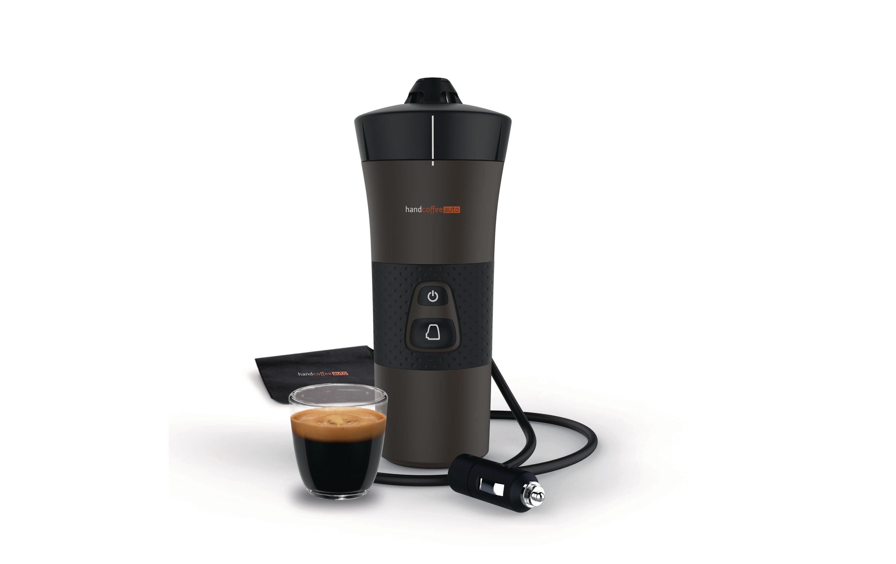 Reisekaffeemaschine Handcoffee Auto Kaffee gemahlen, PadsKaffeemaschine für das Auto