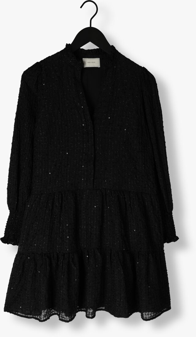 NEO NOIR zwarte neo noir mini jurk blunt glam dress