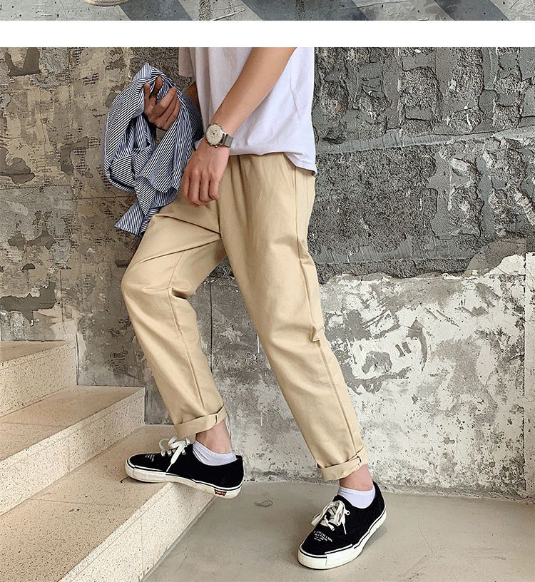 Acritius - Cropped Straight Leg Broek