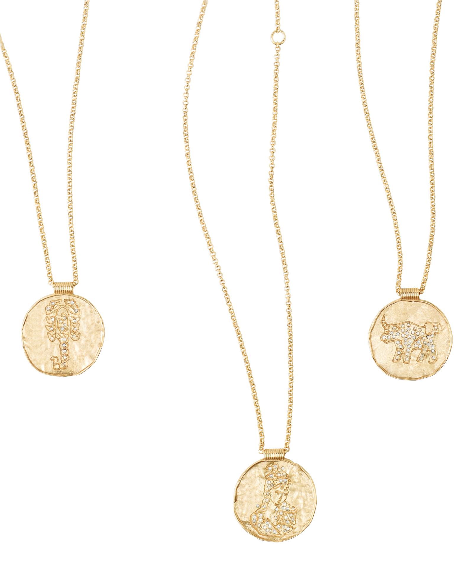 Collier à médaille signe astrologique | Doré