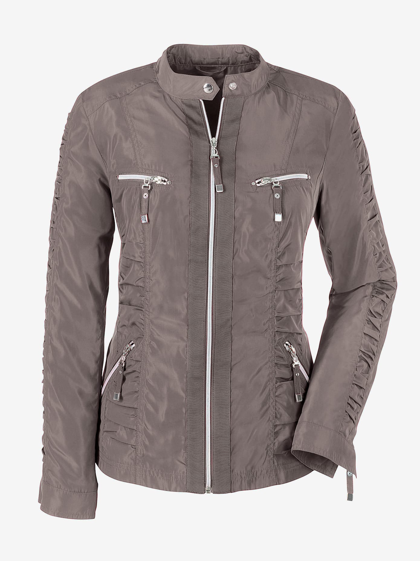Blazer élégant à col montant