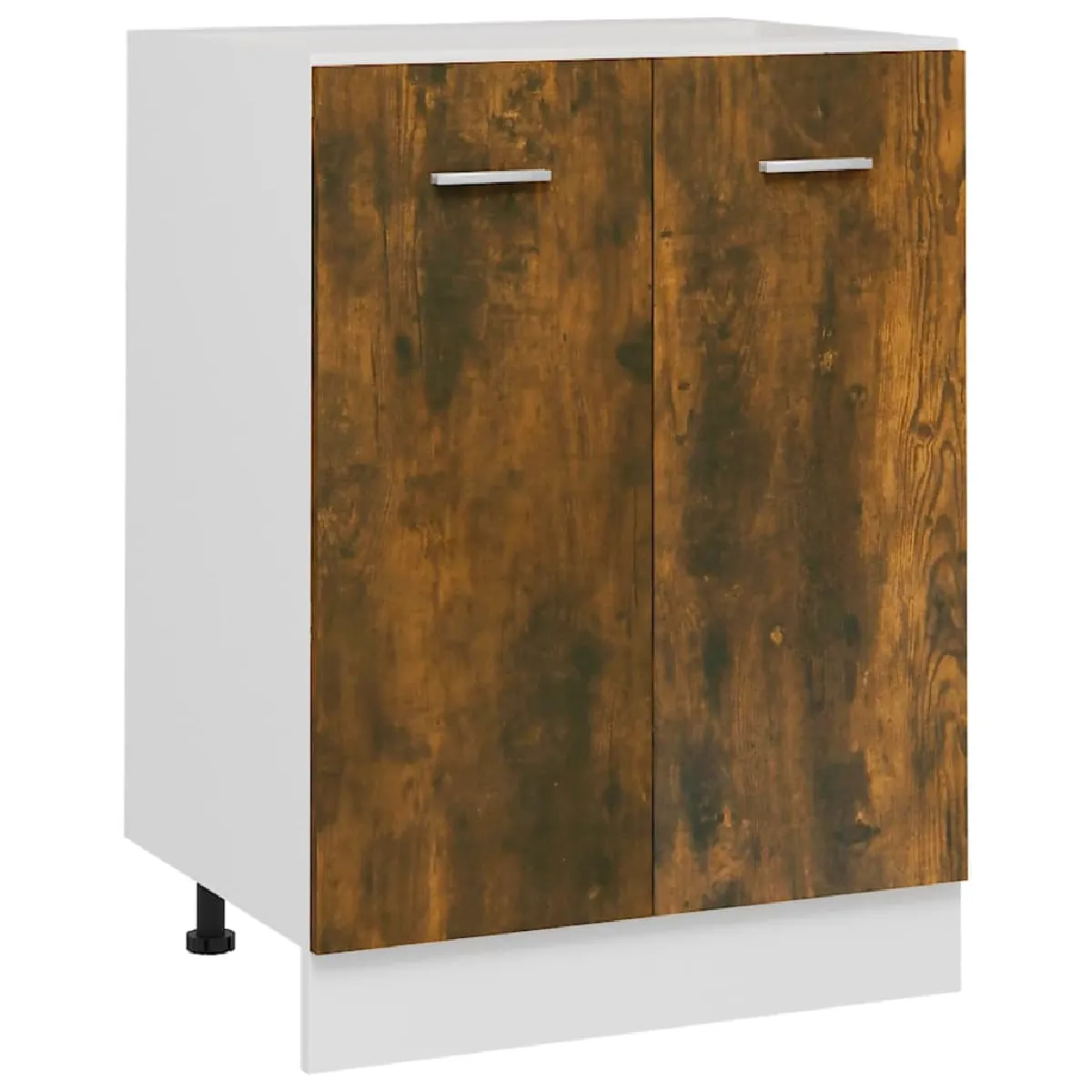 VidaXL Armoire de Plancher - Chêne Fumé