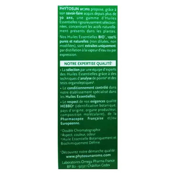 Phytosun Arôms Huile Essentielle Myrte Rouge Bio 10ml