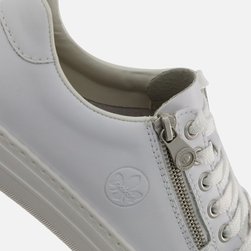Rieker Sneakers wit Leer