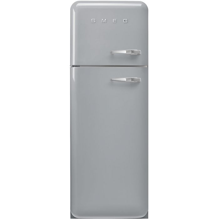 SMEG Kühl- Gefrierkombination 50's Retro Style FAB30LSV5 Polarsilber