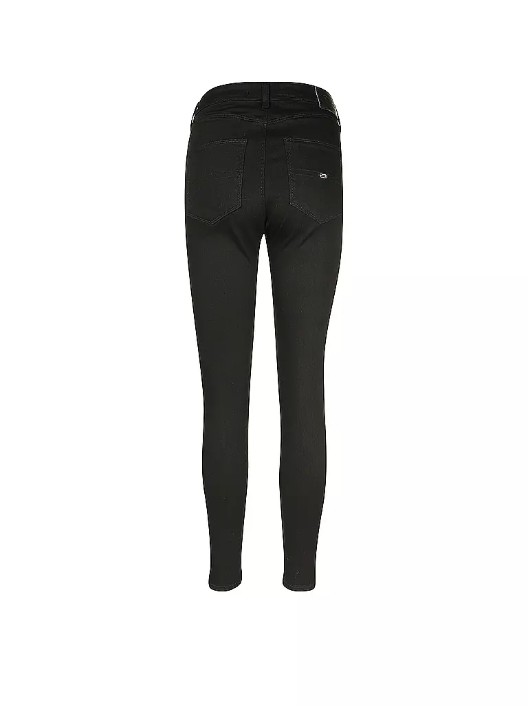 TOMMY JEANS Highwaist Jeans Super Skinny Fit Sylvia schwarz