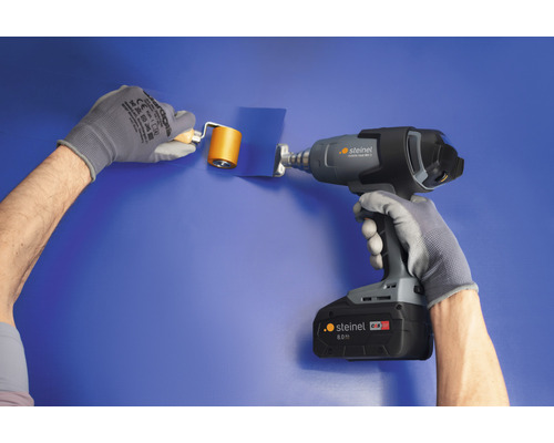 Steinel accu heteluchtblazer mobiele warmte MH3, inclusief 8 Ah accu en lader