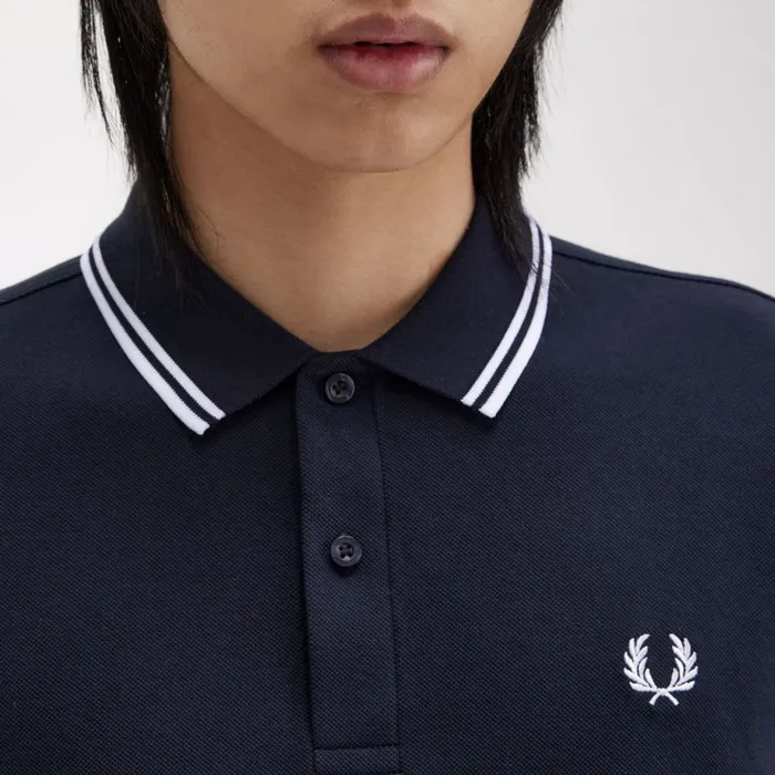 Fred Perry LS Twin Tipped Polo Heren