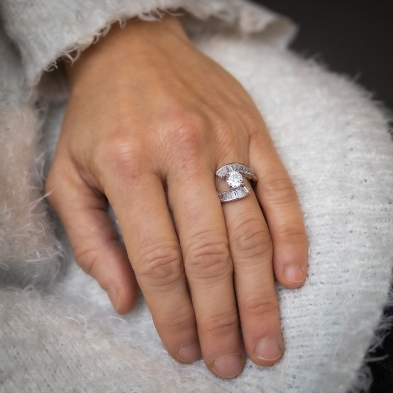 Bague Femme Rhodium OUREA