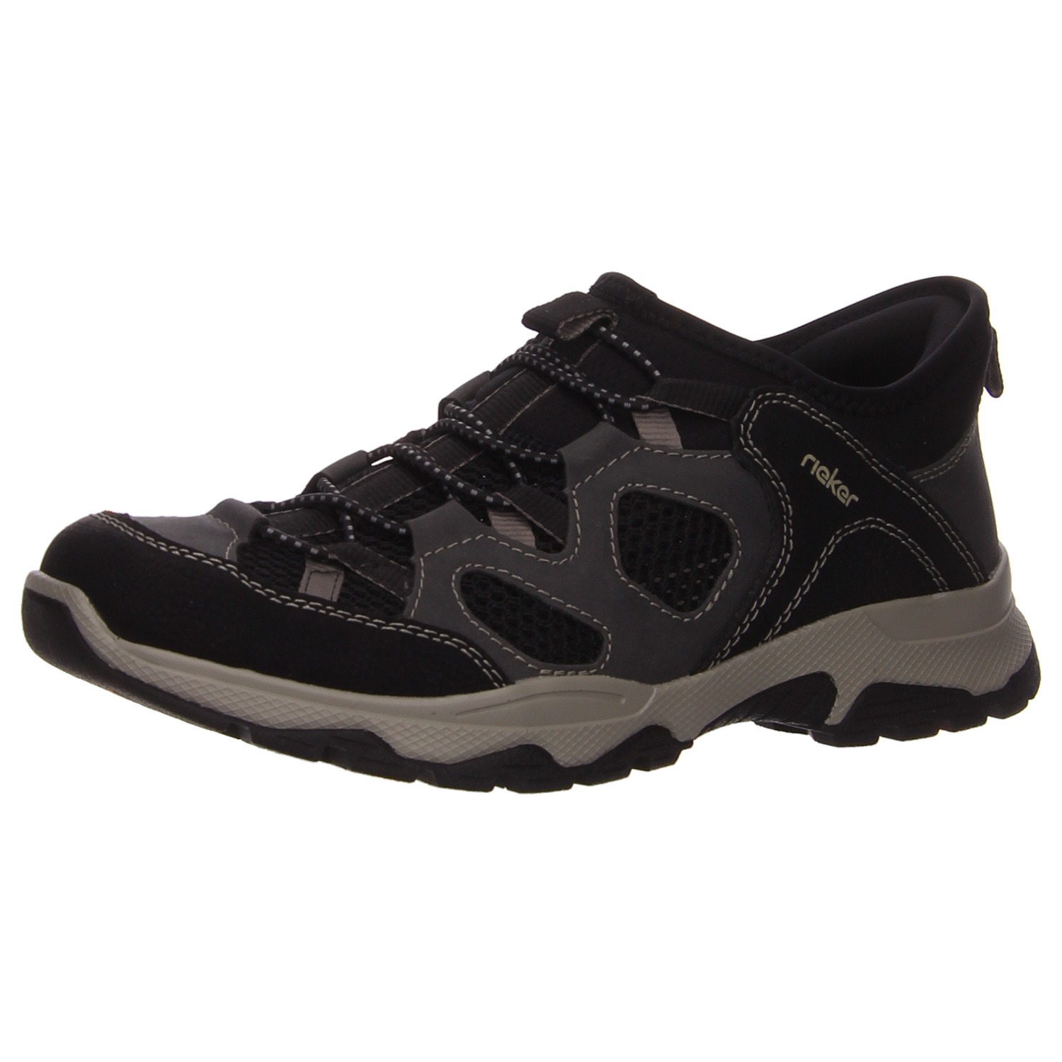 Rieker Sneaker schwarz schwarz