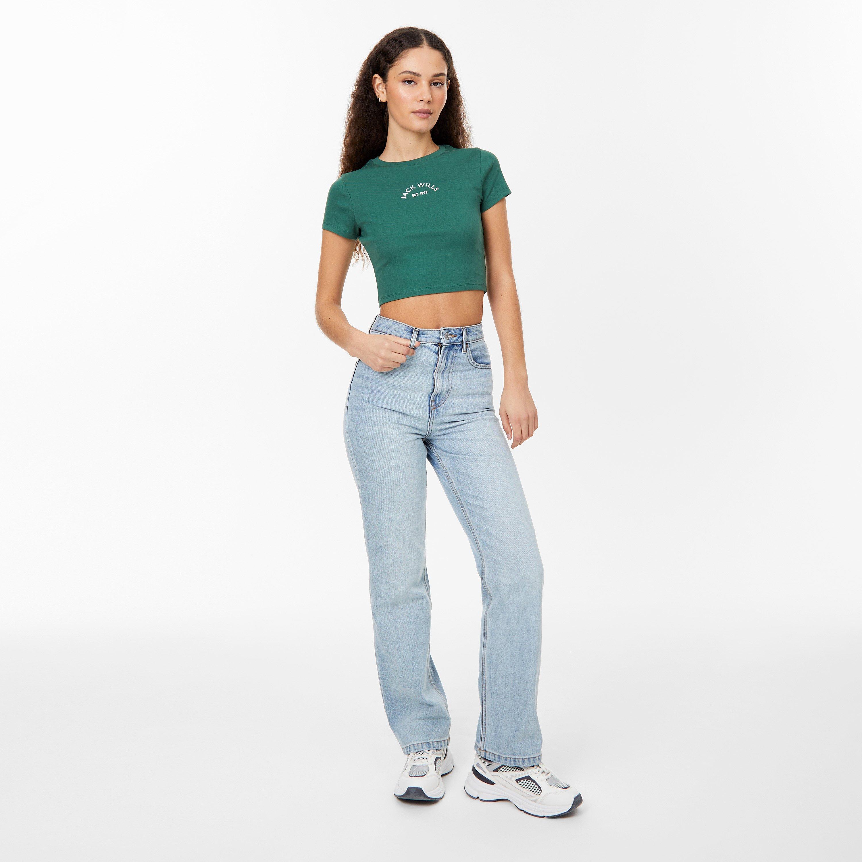 Jack Wills JW Cropped Baby T Shirt