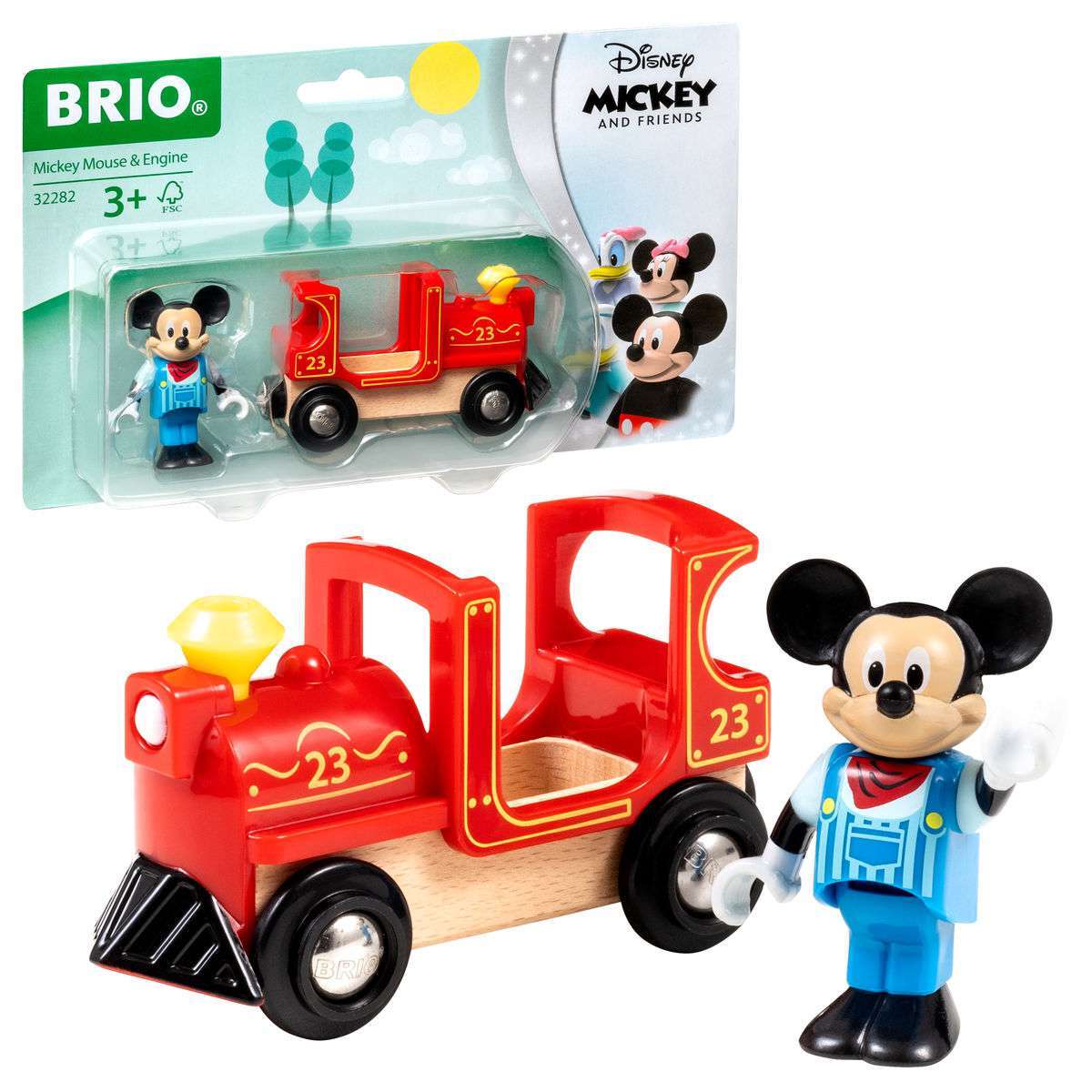 BRIO Spiel Micky Maus Lokomotive