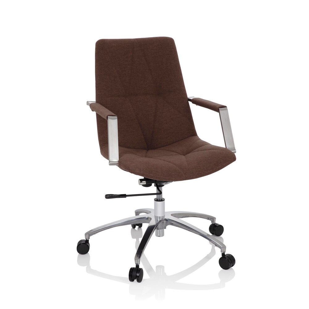 Home Office Bürostuhl SARANTO II Stoff mit Armlehnen hjh OFFICE
