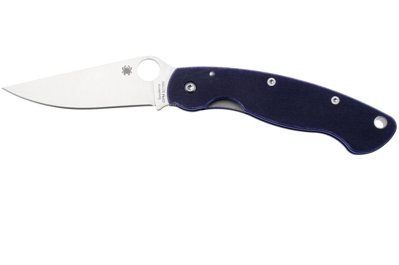 Spyderco Military S110V Dark Blue C36GPDBL zakmes