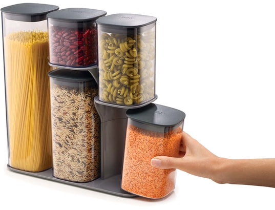 JOSEPH JOSEPH - Boîte alimentaire Set 5 boîtes hermétiques sur support podium
