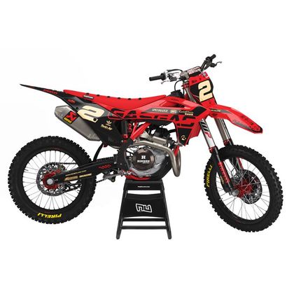Kit déco RiderUnik MELC - Noir / Rouge