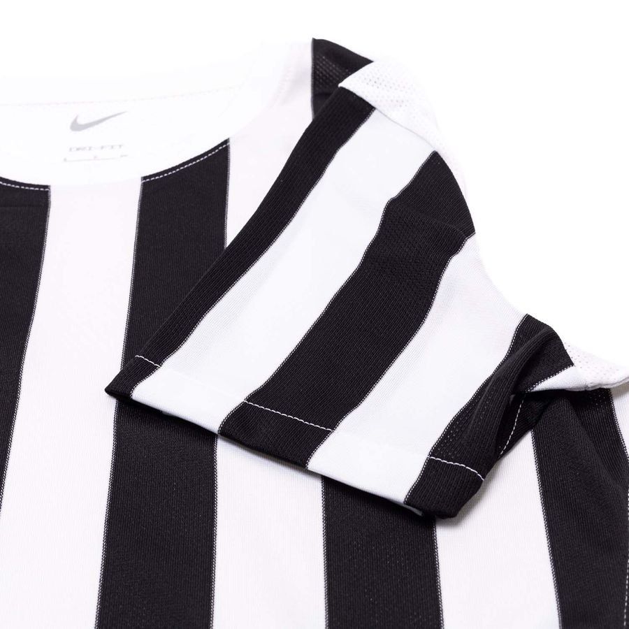 Nike Maillot Dri-FIT Striped Division IV - Blanc/Noir Femme