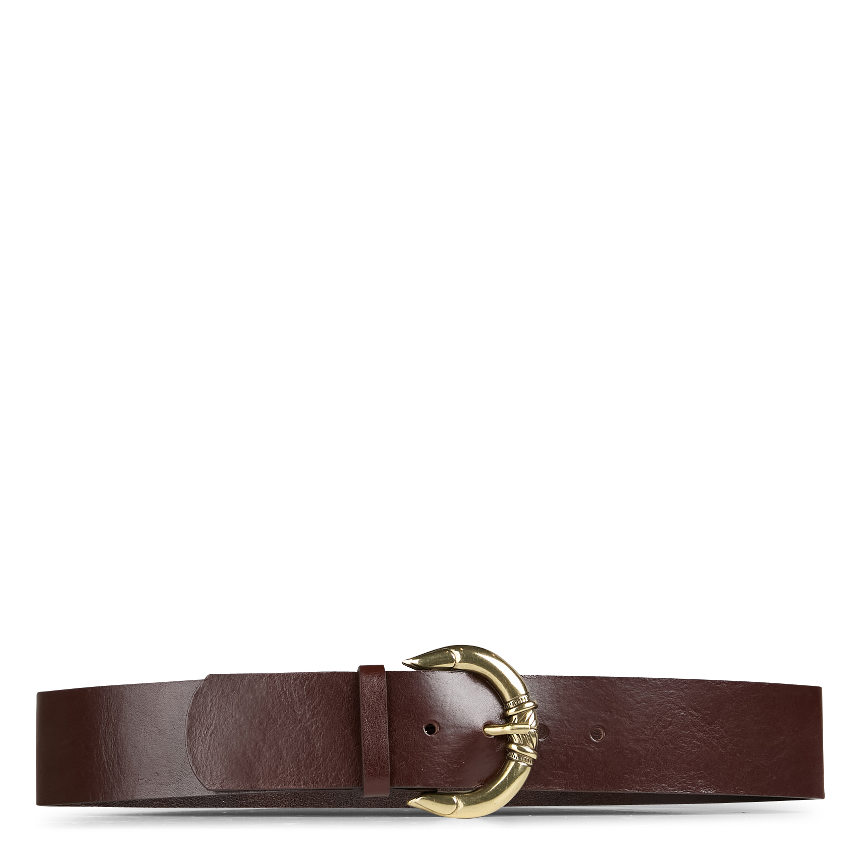 Ceinture large en cuir| Violet