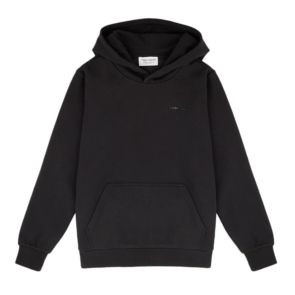 Teddy Smith Sweat Gris/Noir Garçon Teddy Smith Hoody