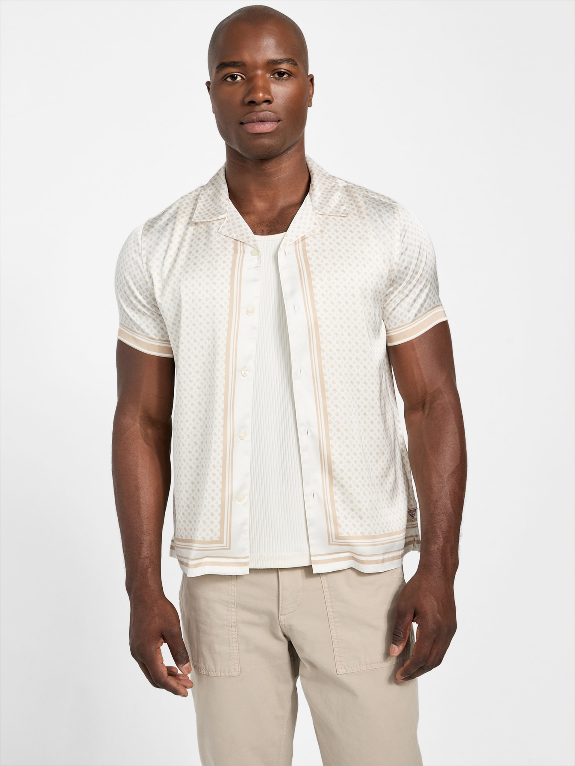 Camisa de cetim Eco Peony