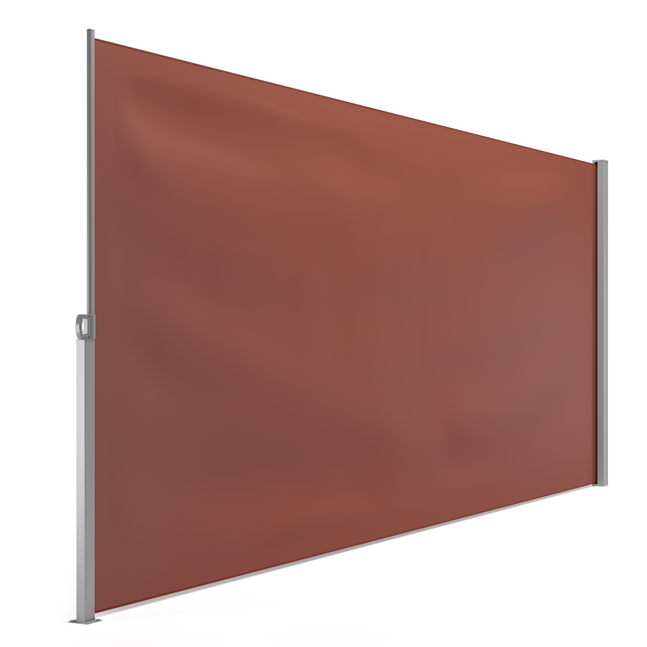 Seitenmarkise 200 x 500 cm braun