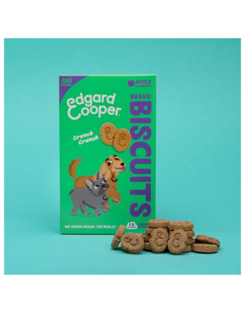 Edgard&Cooper Biscuit - Hondensnacks - Appel 400 g