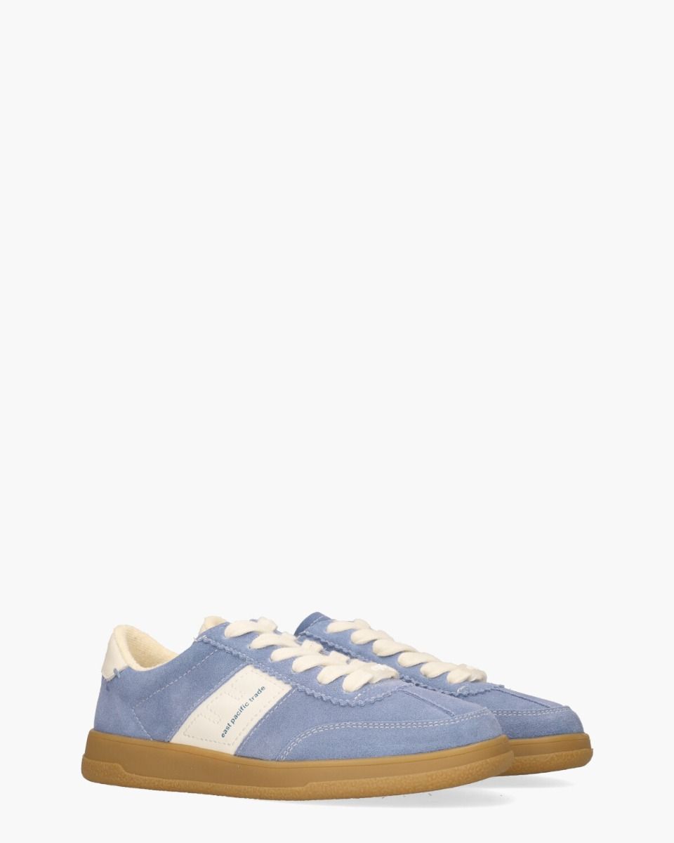 East Pacific Trade Santos Lichtblauw/Off-White Damessneakers