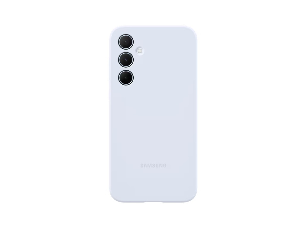 CAPA SILICONE SAMSUNG A35 AZUL CLARO
