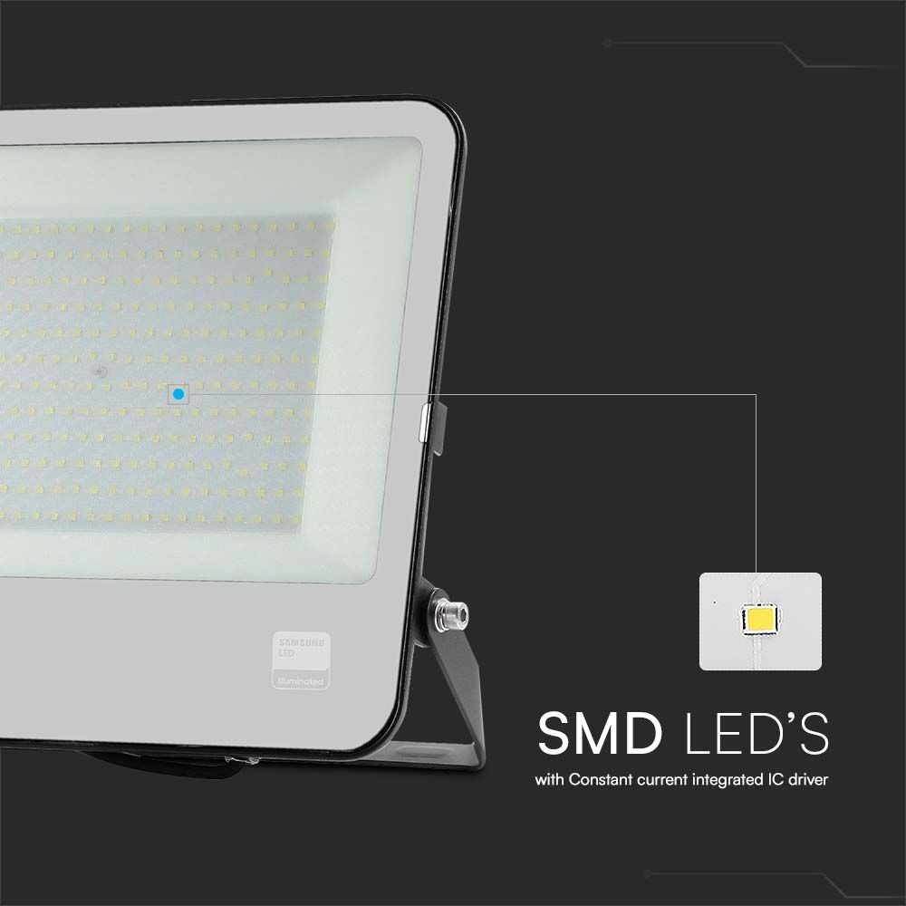 V-TAC VT-44101 - LED-koplamp - Zwart - 135lm/w - Samsung - IP65 - 100 Watt - 11480 lumen -