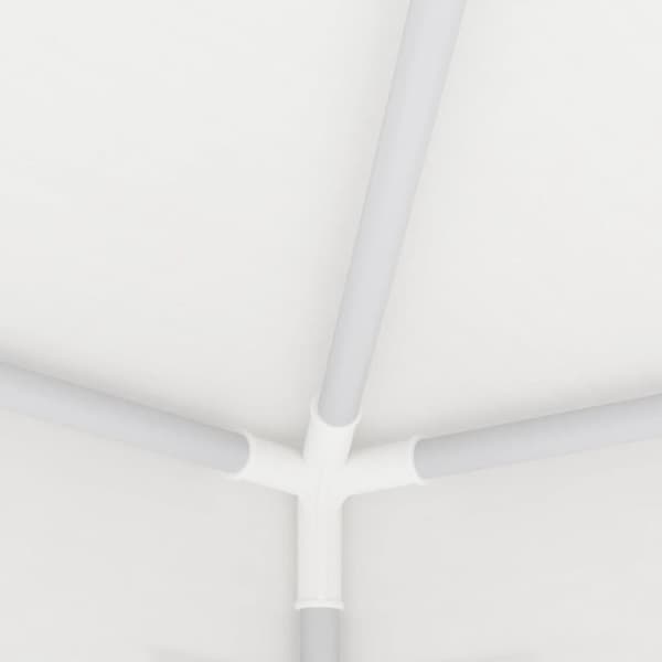 vidaXL Profesjonelt festtelt med sidevegger 4x9 m hvit 90 g/m²