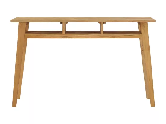 Table console 120x35x75 cm Bois de teck massif