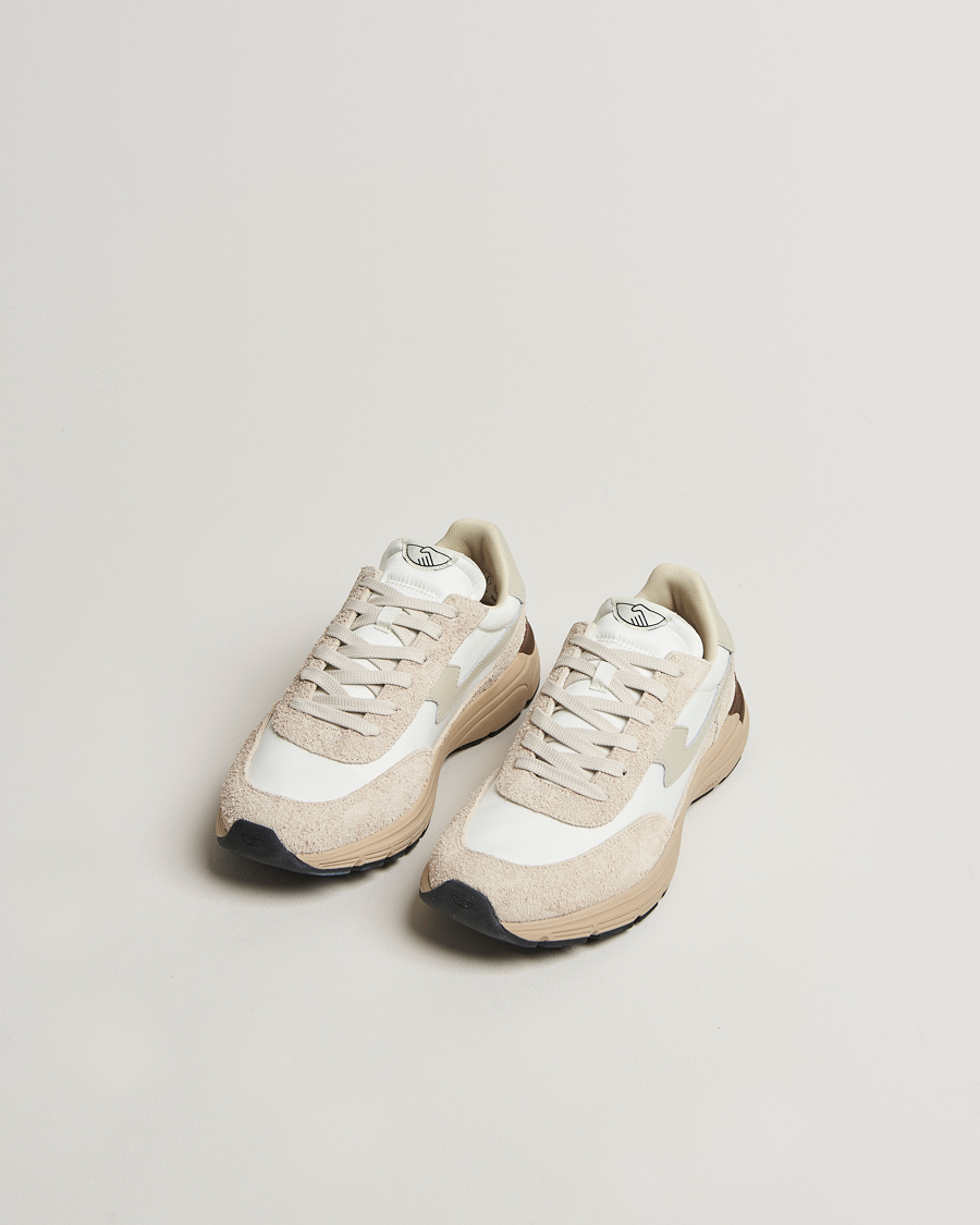 Stepney Workers Club Osier S-Strike Suede Mix Runner Sneaker Spring White
