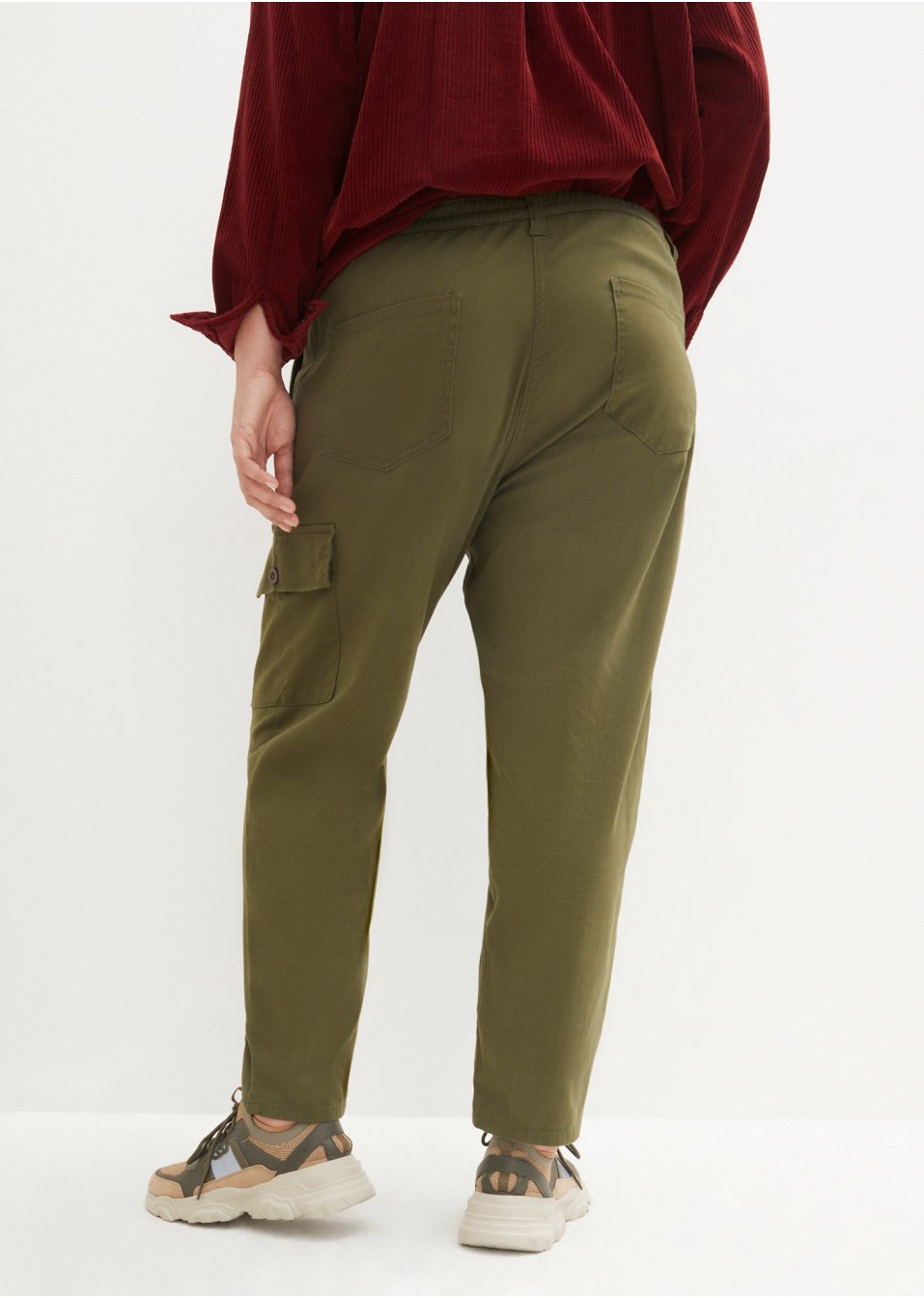 Pantalon cargo en twill