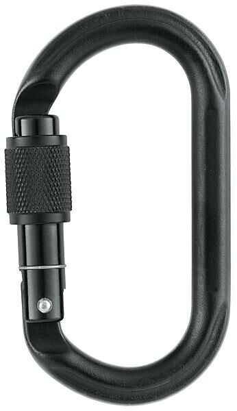 PETZL - OXAN ACIER SCREW LOCK INTERVENTION MOUSQUETON