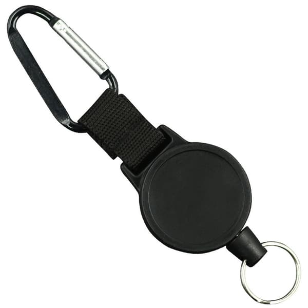 INF Uttrekkbar jojo-nøkkelring Sort  55 cm