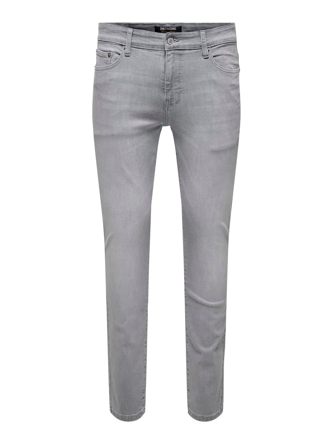 ONSWEFT Normal geschnitten Jeans Light Grey Denim