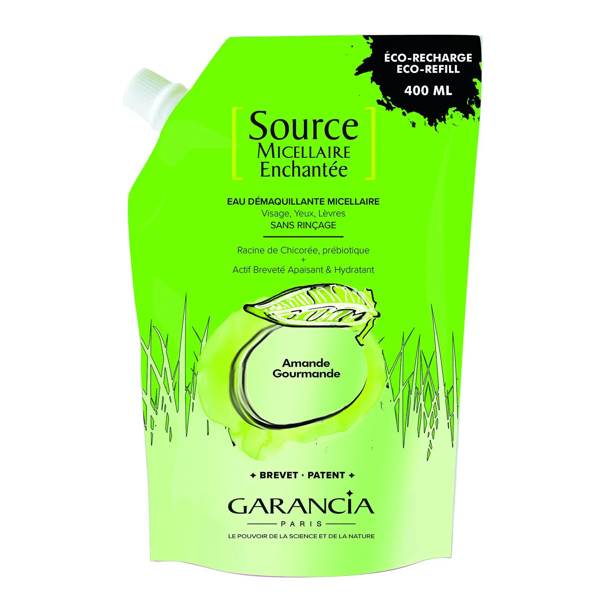 Garancia - Recharge source micellaire enchantée - amandeEau micellaire 4 en 1 400ml - Nouveautés