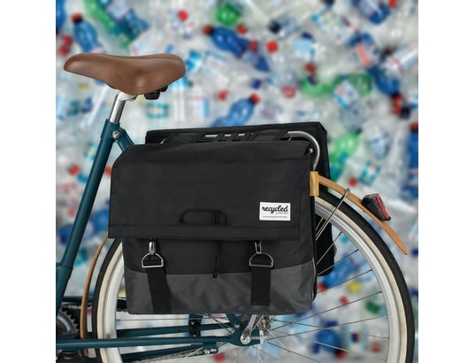 URBAN PROOF - Vélo avec assistance électrique Sacoches à vélo recyclé 40l noir gris