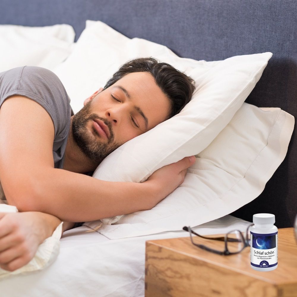 Dr. Jacob's Schlaf schön Melatonin Magnesium Baldrian Hopfen Lavendel Melisse